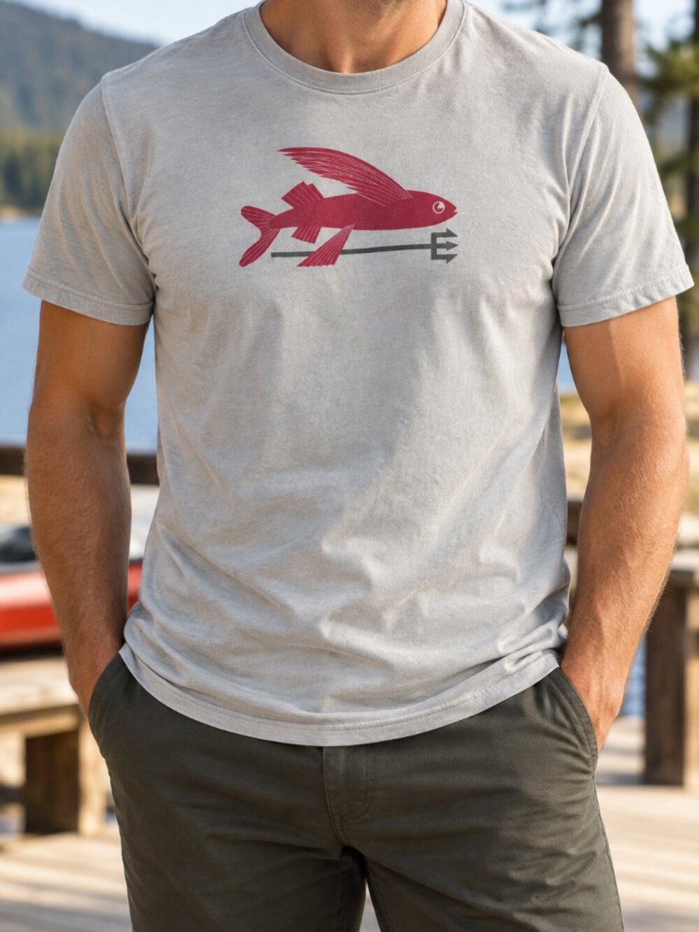 Patagonia Organic Cotton Fish Graphic Tee XXL